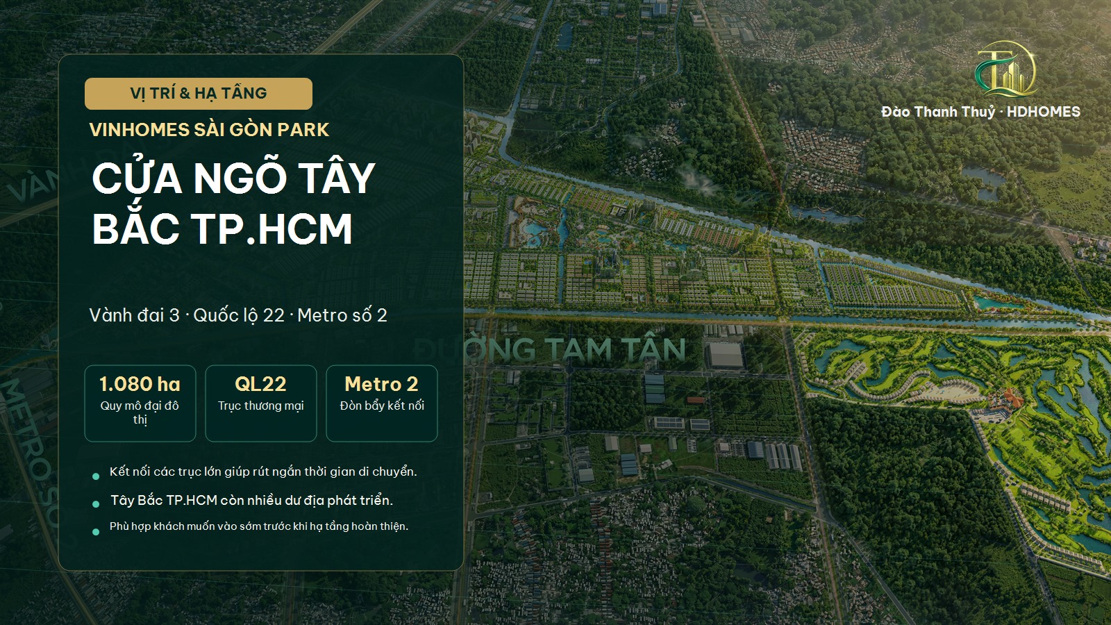 Vinhomes Saigon Park — Vì sao cửa ngõ Tây Bắc TP.HCM là cú đặt cược hạ tầng đáng giá nhất 2026-2030?