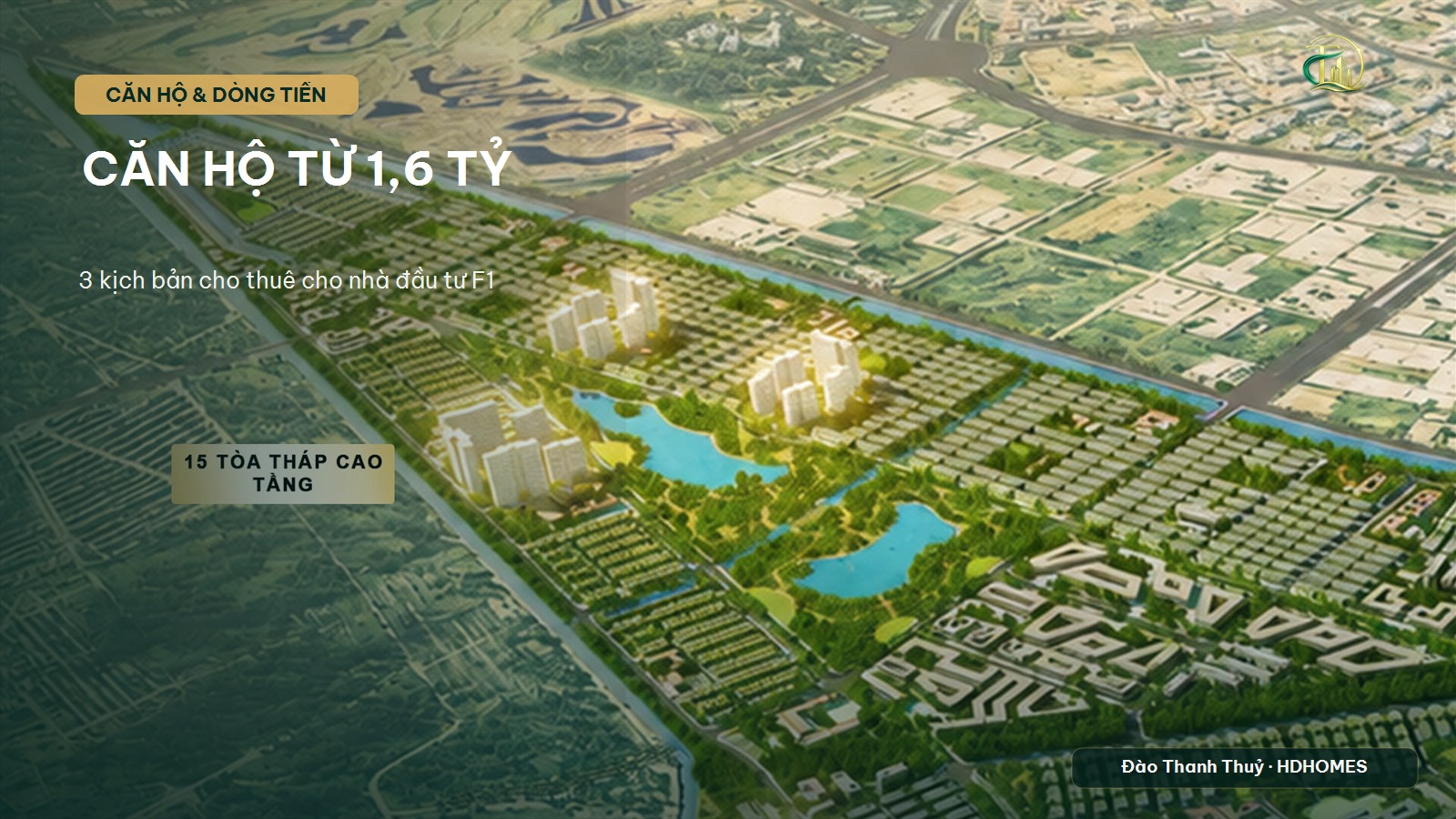 Căn hộ Vinhomes Saigon Park từ 1,6 tỷ — 3 kịch bản dòng tiền cho thuê cho Nhà đầu tư F1