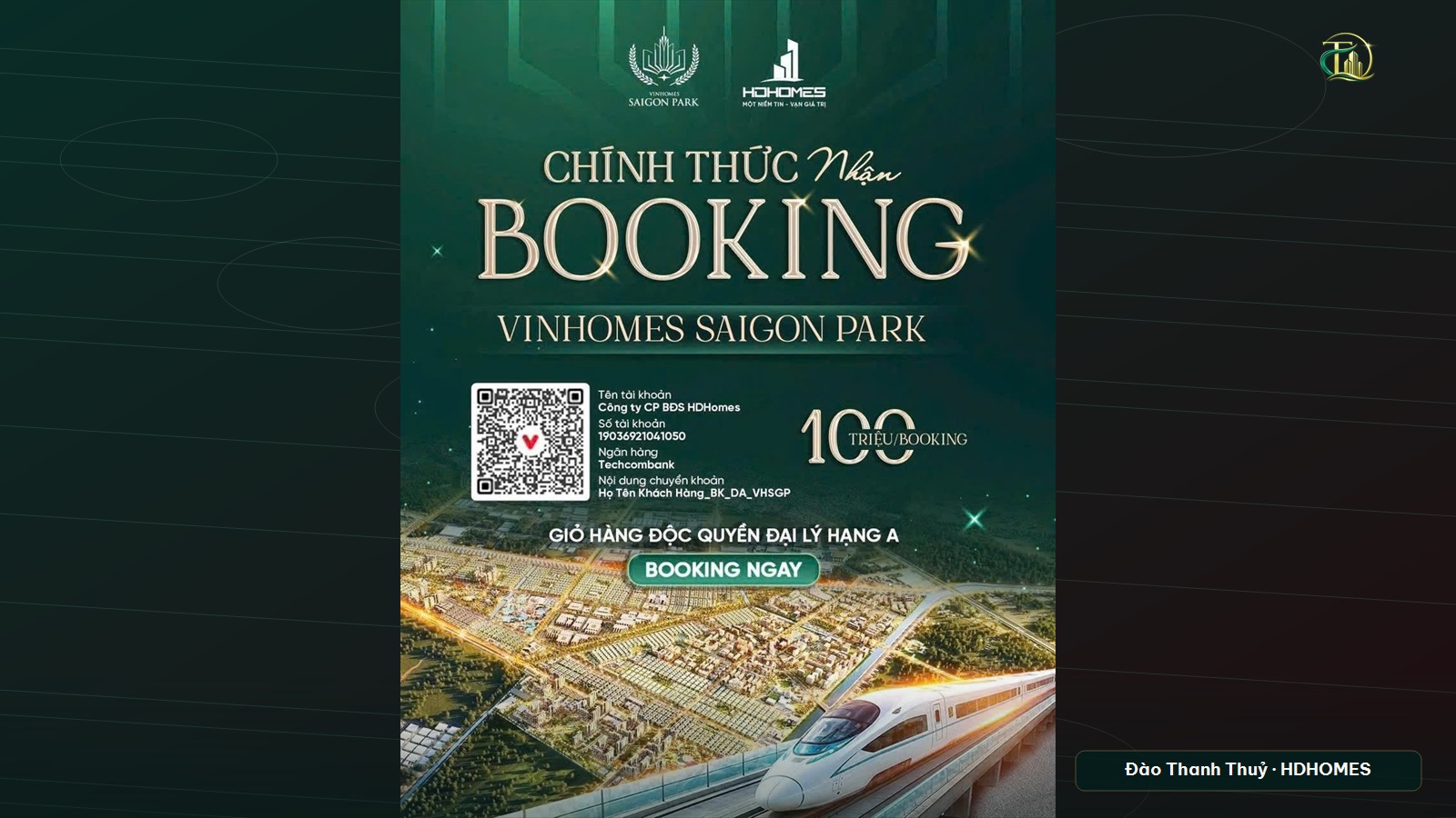 Hướng dẫn đặt chỗ Vinhomes Sài Gòn Park (Hóc Môn) — 5 bước từ A đến Z với 100 triệu