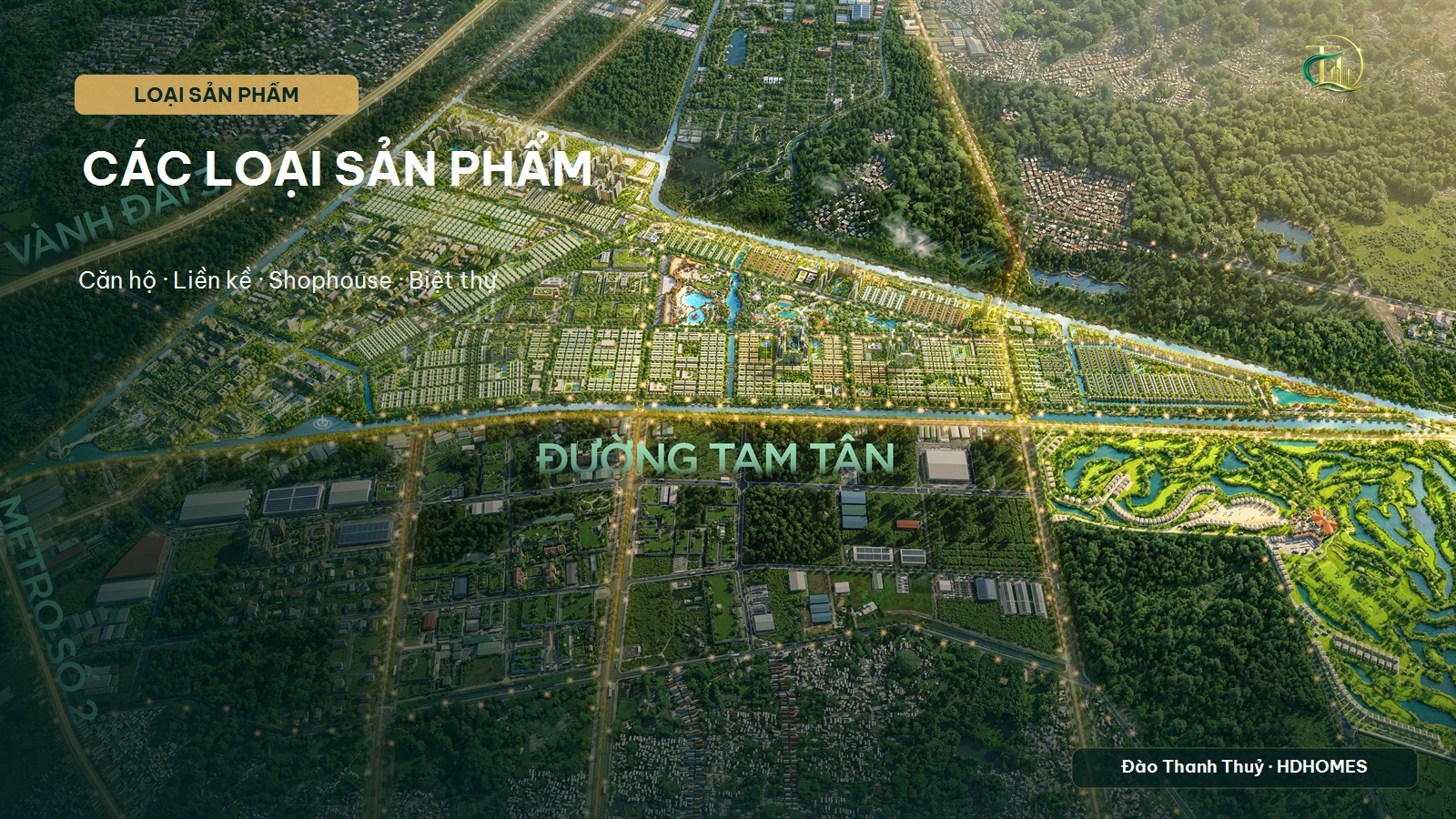 Các loại sản phẩm Vinhome Sài Gòn Park — Căn hộ, nhà phố liền kề, shophouse, biệt thự