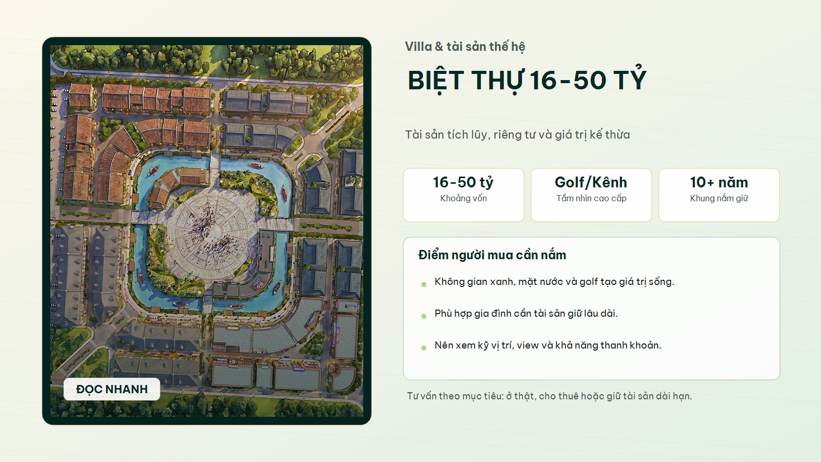 Biệt thự Vinhomes Sài Gòn Park 16-50 tỷ - tài sản kế thừa