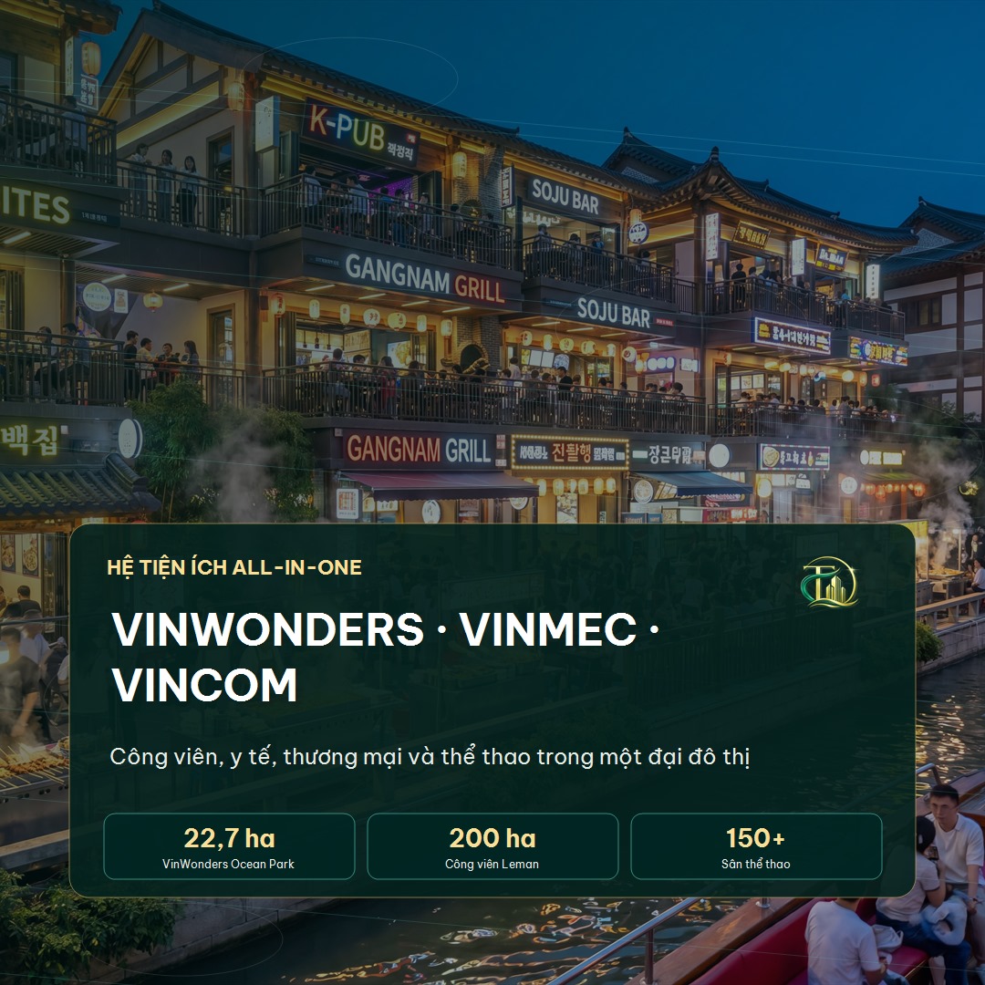 Tiện ích Vinhomes Sài Gòn Park - VinWonders Vinmec Vincom - câu hỏi thường gặp