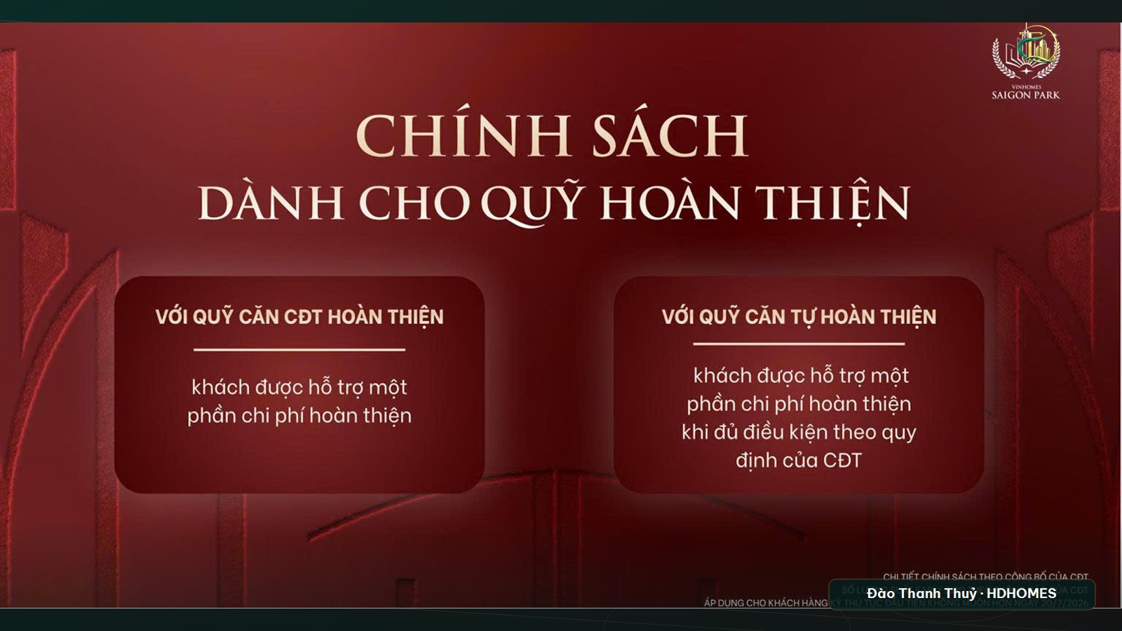 Chính sách Early Bird Vinhomes Sài Gòn Park - 7 ưu đãi vàng