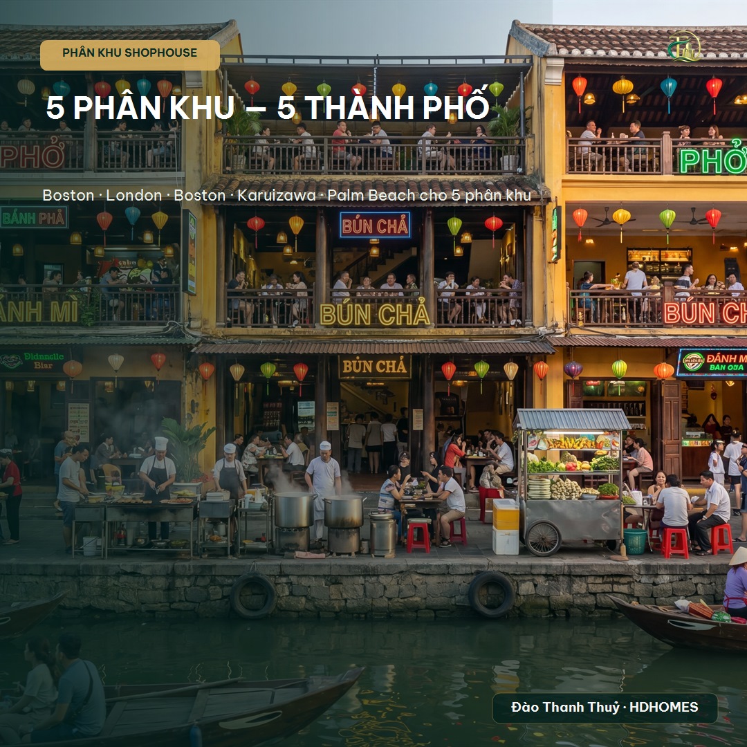 5 phân khu shophouse Vinhomes Sài Gòn Park - câu hỏi thường gặp