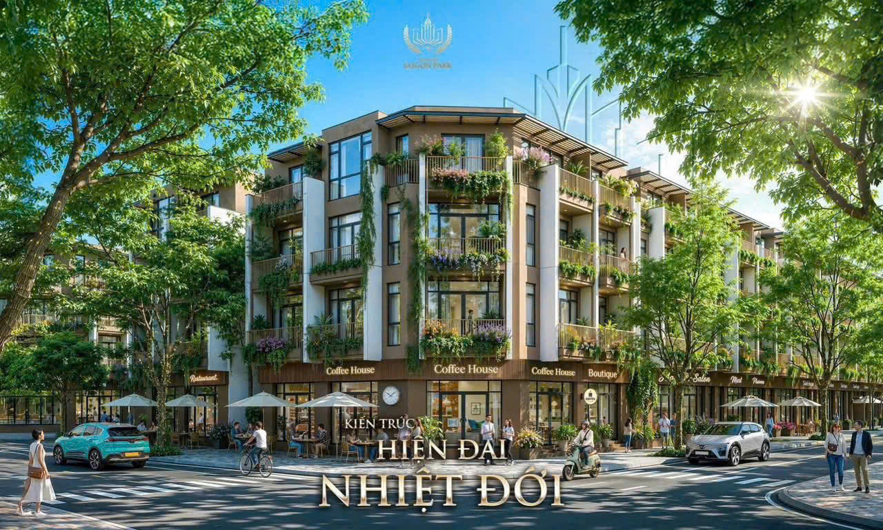 Kiến trúc Hiện đại Nhiệt đới Vinhomes Sài Gòn Park - phối cảnh minh hoạ